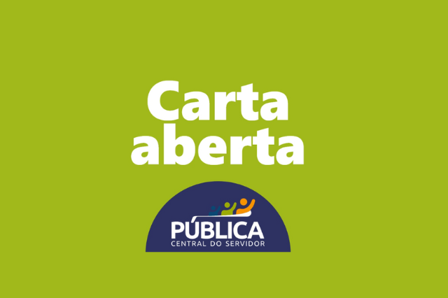 Carta aberta pública central do servidor capa